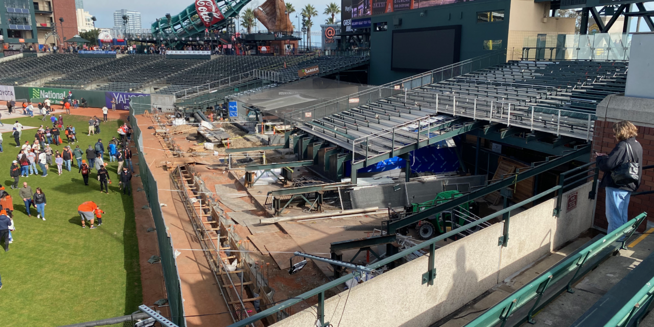 Giants raise fence height in Center Field at AT&T Park