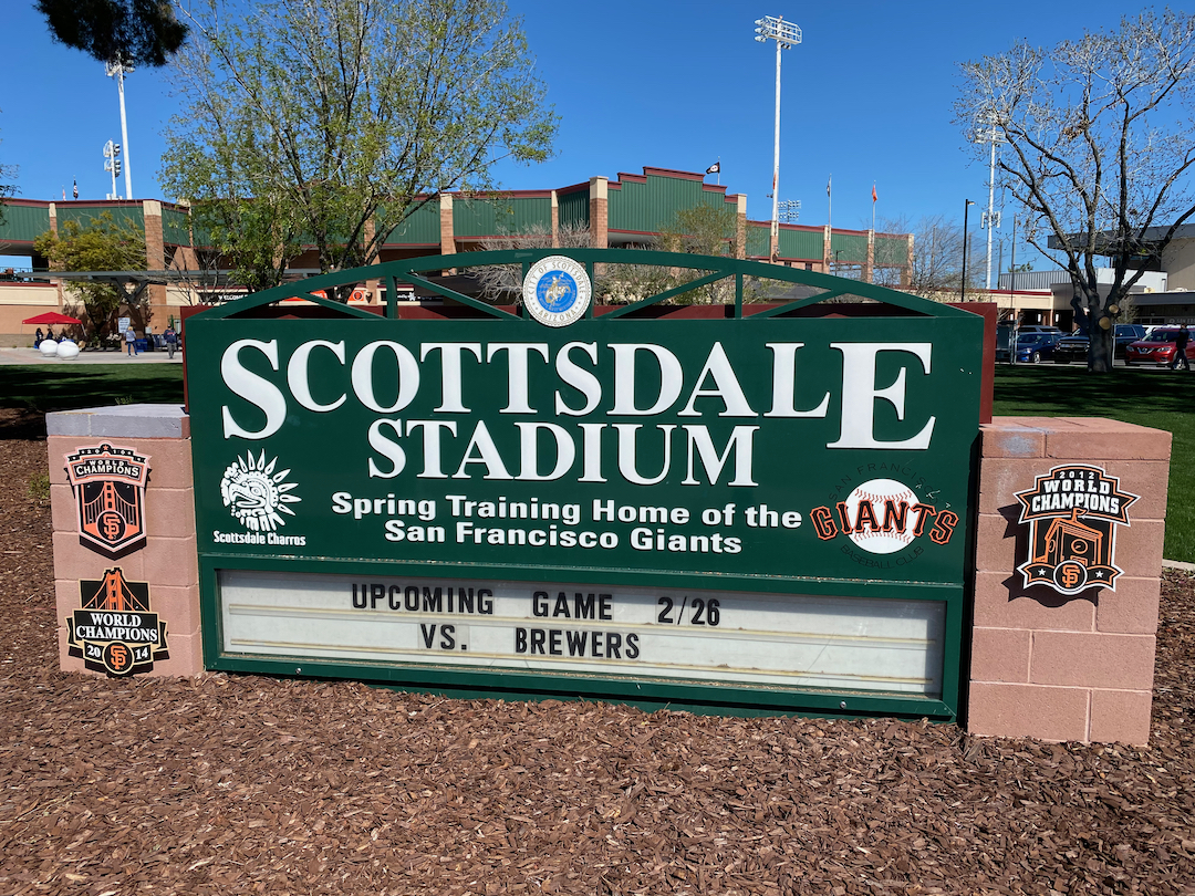 Giants Spring Training at Scottsdale Stadium
