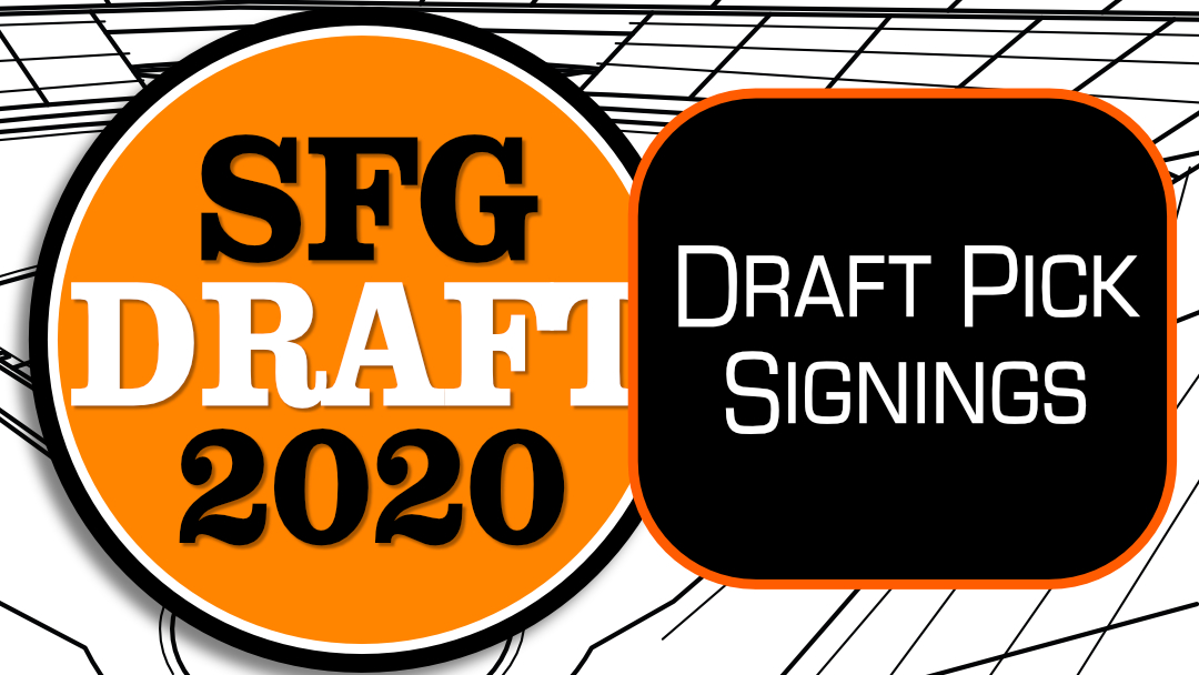 Giants Sign 3 More 2020 Draft Picks