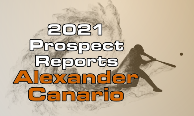 Alexander Canario Prospect Report – 2021 Offseason
