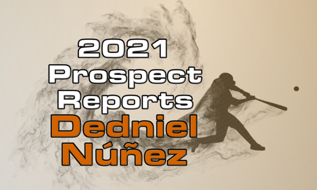 Dedniel Núñez Prospect Report – 2021 Offseason