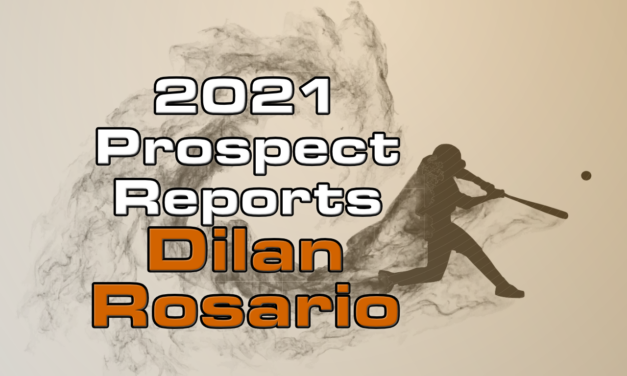 Dilan Rosario Prospect Report – 2021 Offseason