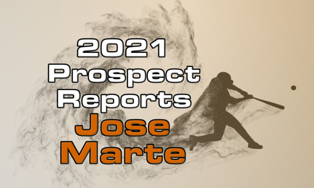 Jose Marte Prospect Report – 2021 Offseason