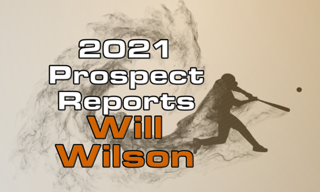 Will Wilson Prospect Report – 2021 Offseason