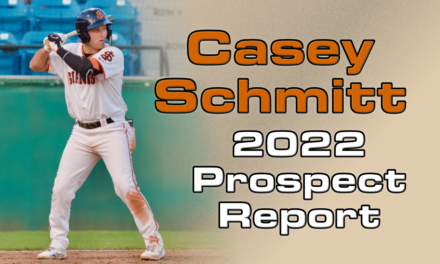 Casey Schmitt Prospect Report – 2022 Offseason