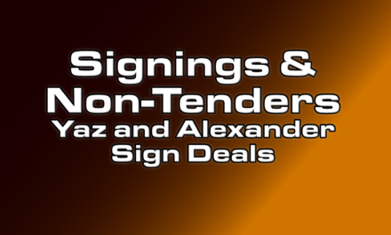 Giants Sign Yaz, Alexander, Non-Tender 10 Others