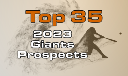 2023 Top 35 Overall Giants Prospects